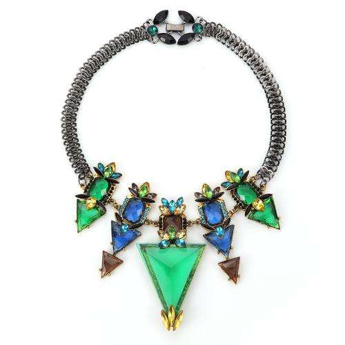 The Kaleidoscope Crystals Statement Necklace