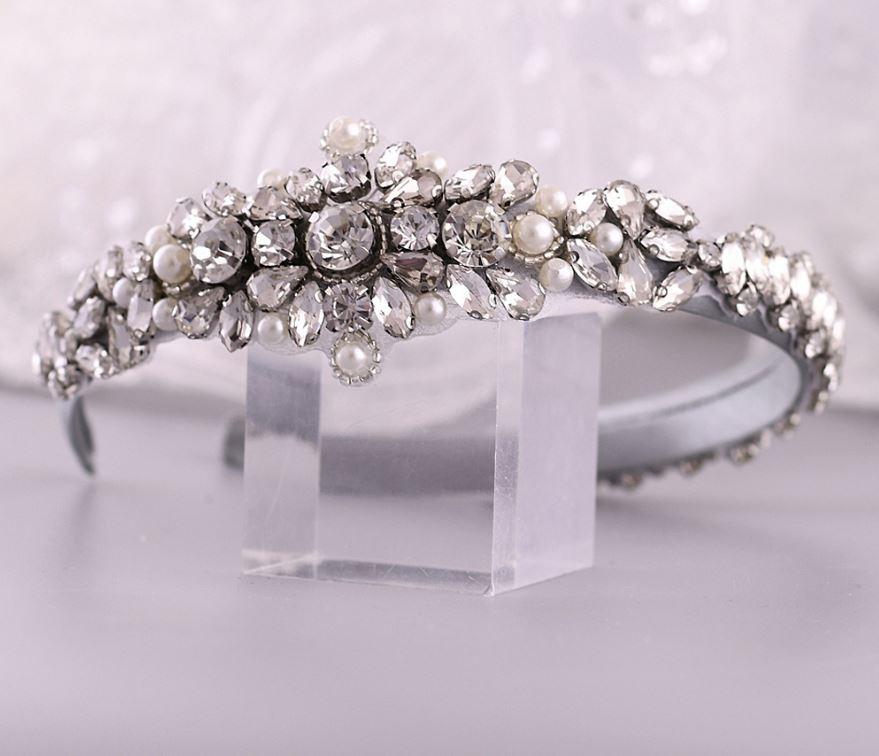 The Rhinestones & Pearl Headband