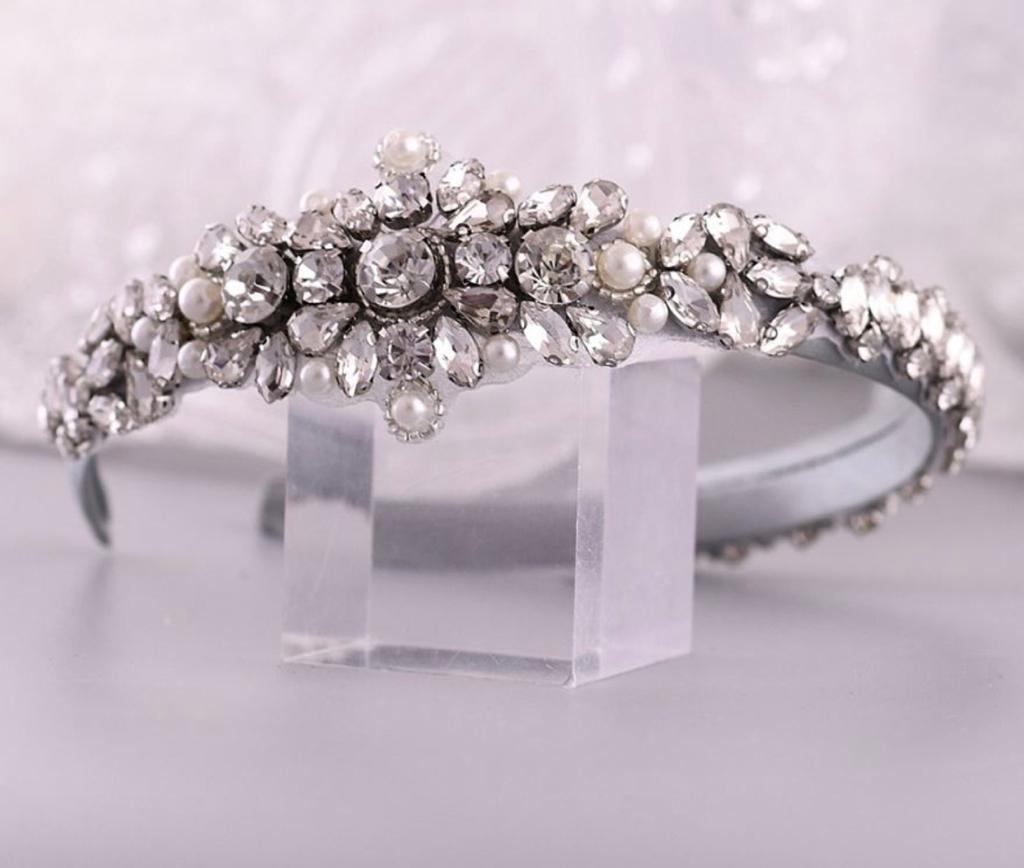 The Rhinestones & Pearl Headband