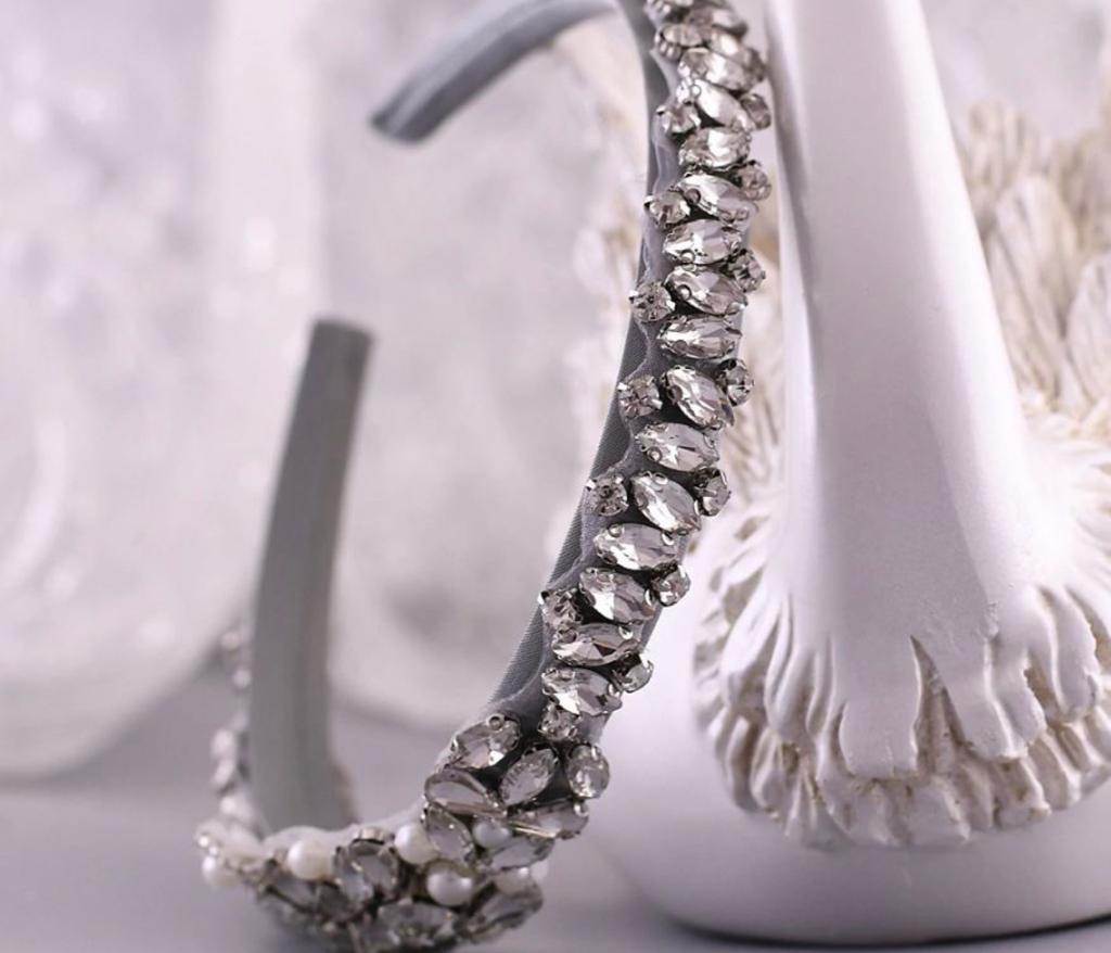 The Rhinestones & Pearl Headband