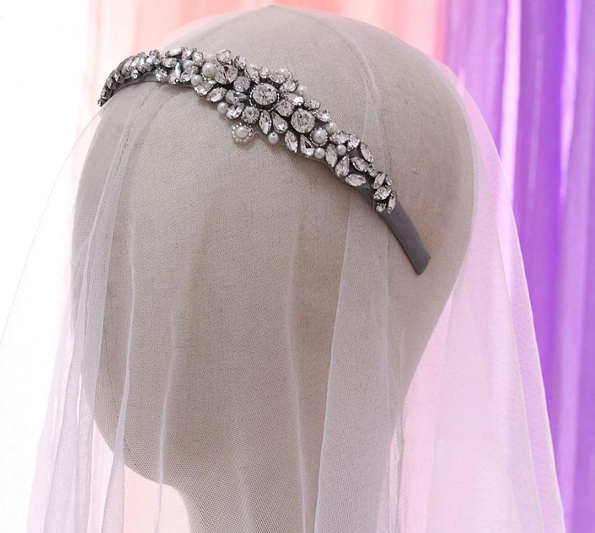 The Rhinestones & Pearl Headband
