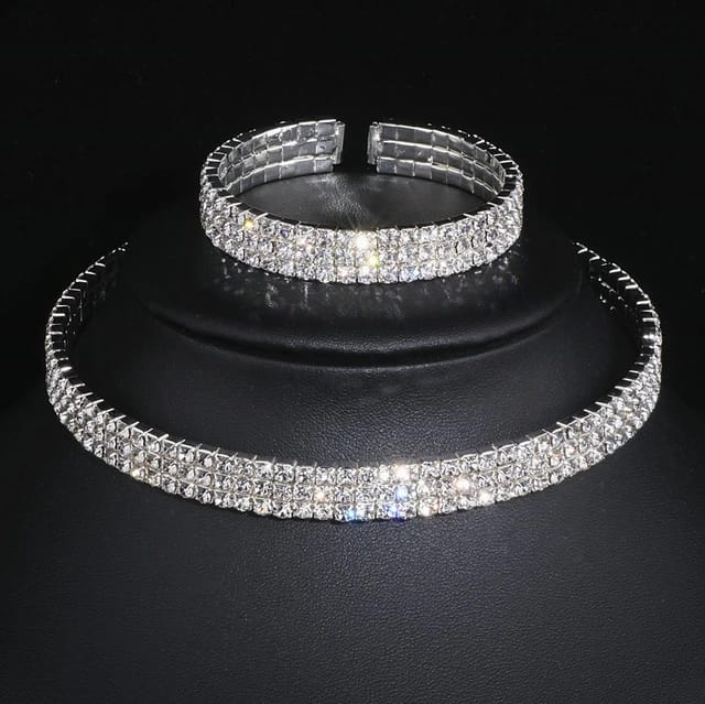 Tassel Crystal Jewelry Set