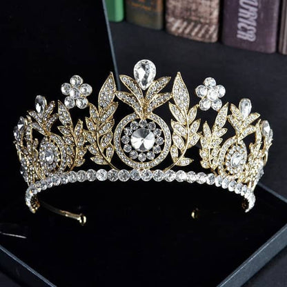 The Grace Tiara in Silver And Gold