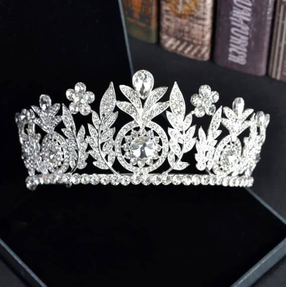 The Grace Tiara in Silver And Gold