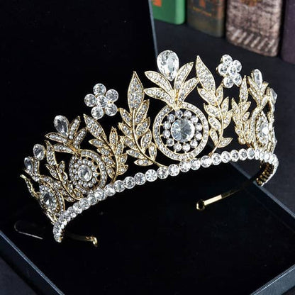 The Grace Tiara in Silver And Gold