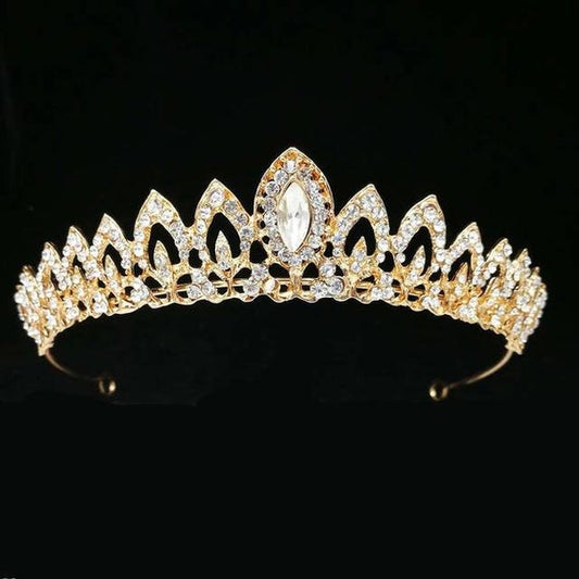 Europe And America Gorgeous Crystal Jewelry Tiara Crown Alloy Rhinestone Bride hairdress