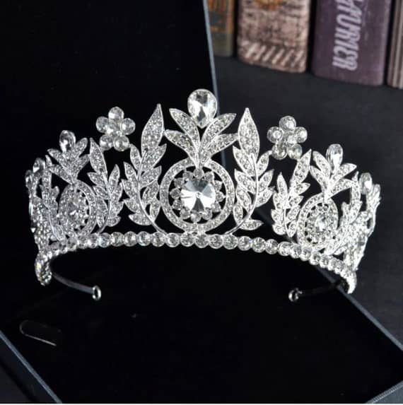 The Grace Tiara in Silver And Gold