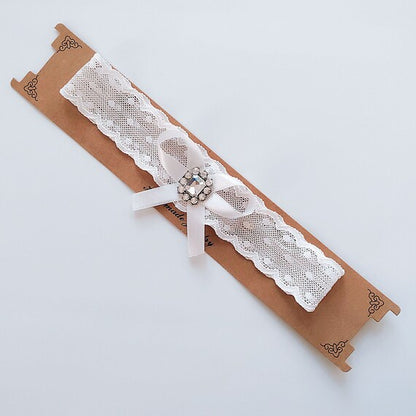 Rhinestone Bridal Garter Set