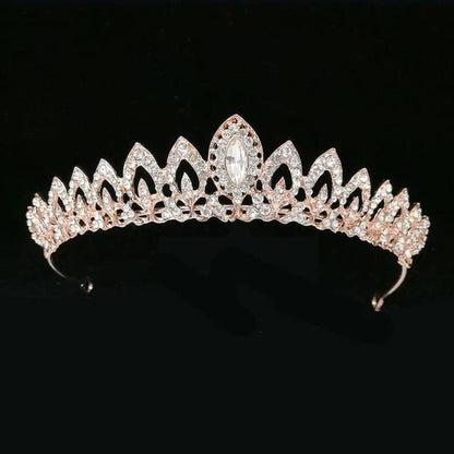 Europe And America Gorgeous Crystal Jewelry Tiara Crown Alloy Rhinestone Bride hairdress