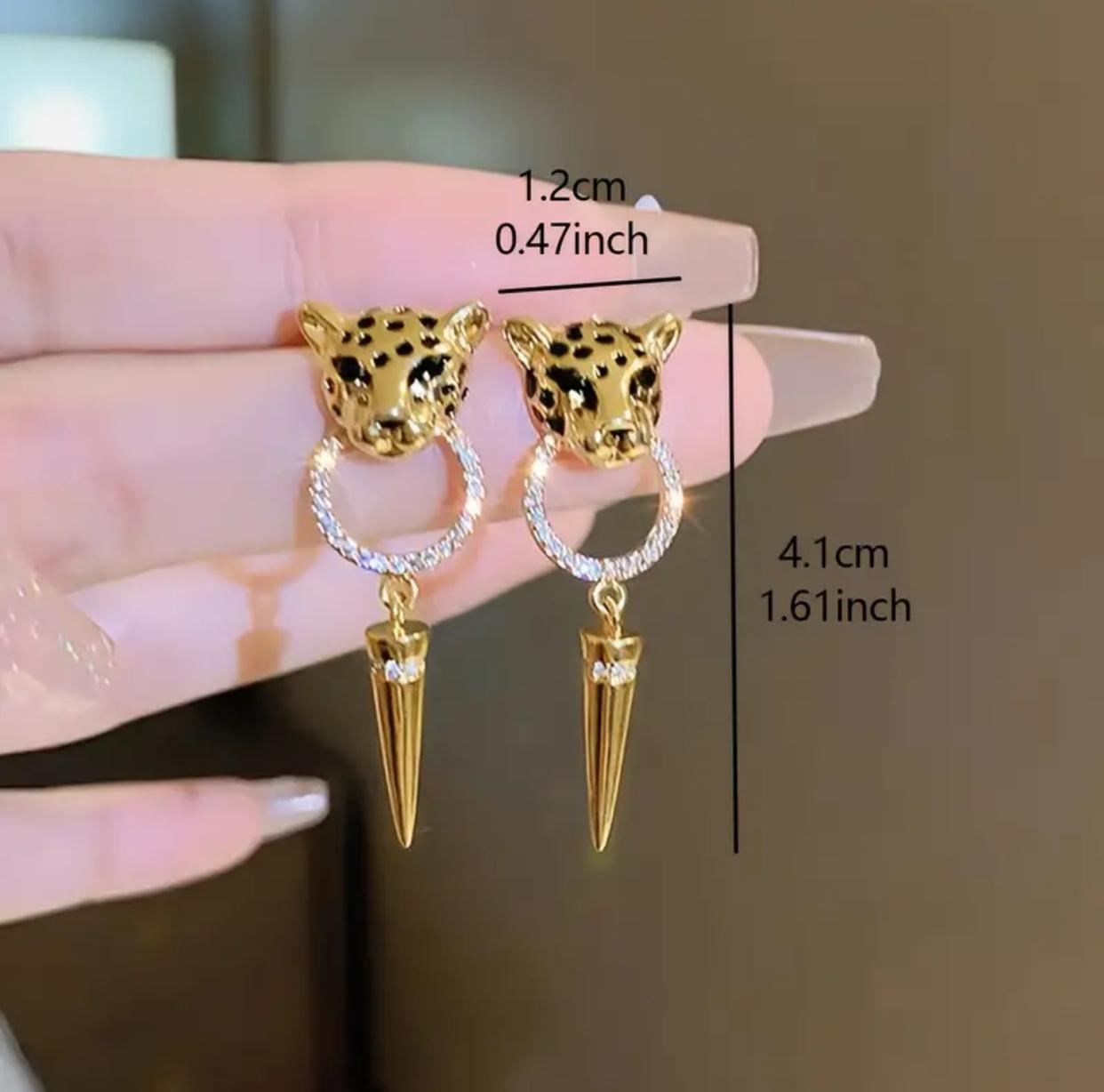 Leopard Zoro Retro Earrings