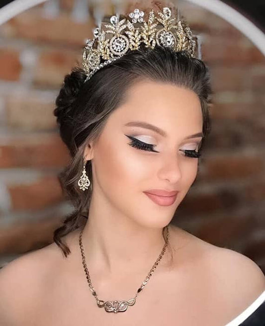 The Grace Tiara in Silver And Gold