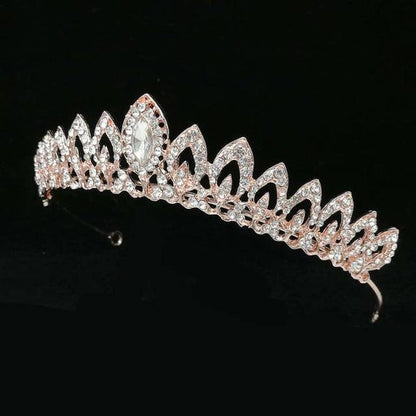 Europe And America Gorgeous Crystal Jewelry Tiara Crown Alloy Rhinestone Bride hairdress