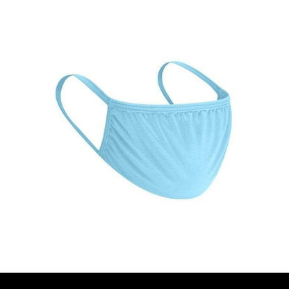 Children's Plain Spandex Cotton Washable Reusable Face Masks