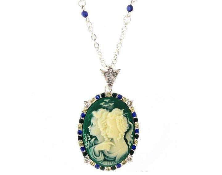 Sister Blessing Cameo Necklace