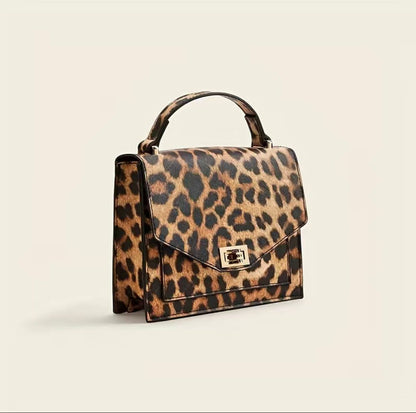 Leopard Print Clutch Bag