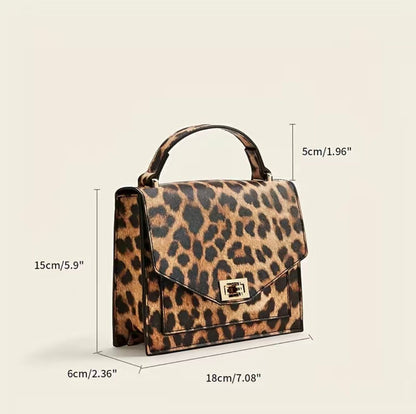 Leopard Print Clutch Bag