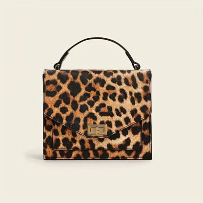 Leopard Print Clutch Bag