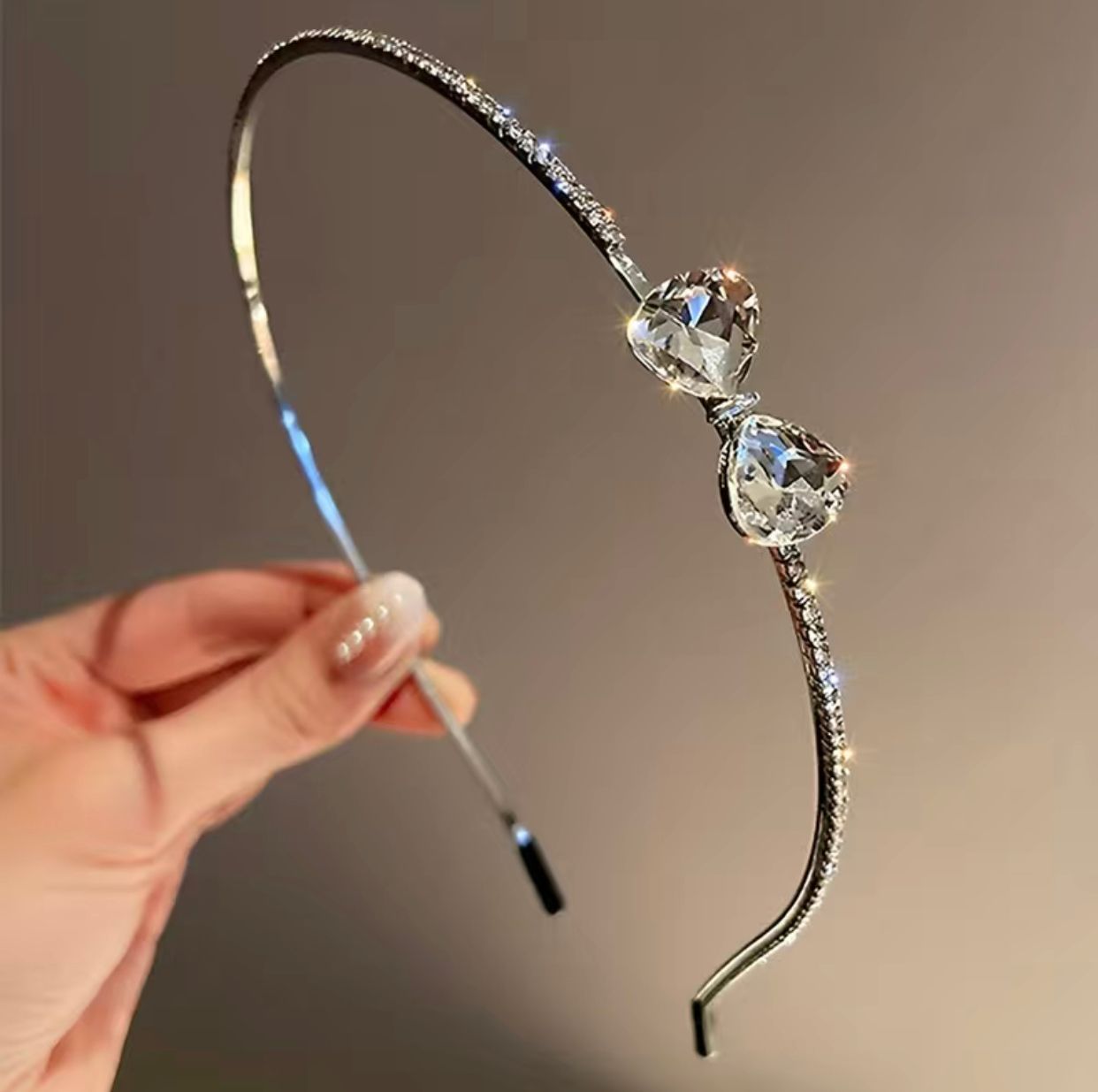 Rhinestone Diamond Butterfly Hairbands