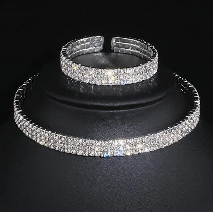 Tassel Crystal Jewelry Set