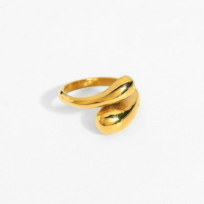 The Iris Stackable 18k Gold Plated Ring