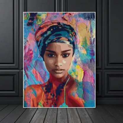 Samantha Printed Oil Painting Canvas