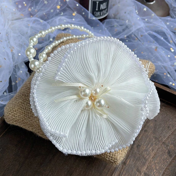 Vintage Satin Bridal Flower Headband