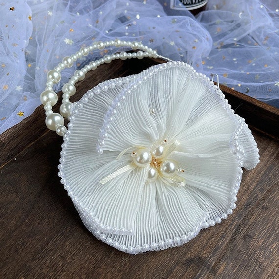 Vintage Satin Bridal Flower Headband